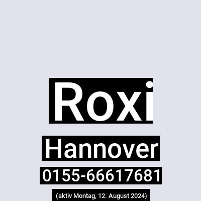 Roxi aus Hannover