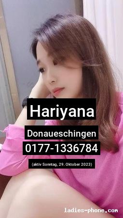 Hariyana aus Donaueschingen